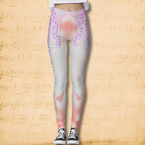 Wings of Wellness Angelic_inspired Healing Space Leggings