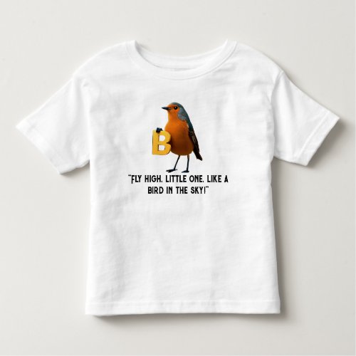 Wings of Wonder B for Bird Kids Tee Toddler T_shirt