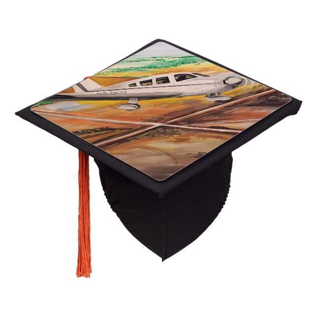 Wings Over Kansas  Graduation Cap Topper (Angled)