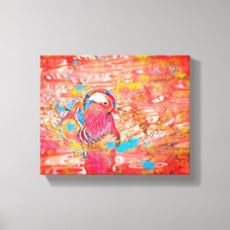 Wings Over the Dock: A Peaceful Escape" Canvas Print