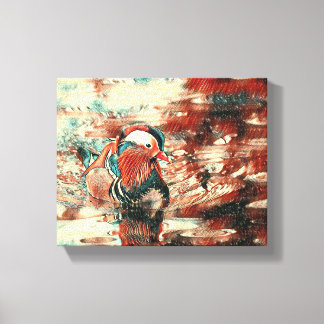 Wings Over the Dock: A Peaceful Escape" This paint Canvas Print