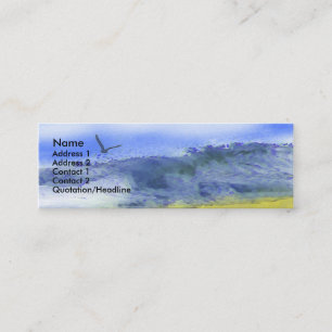 Wings over water mini business card