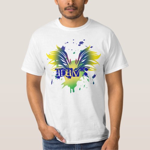 Wings Splatter Bar Mitzvah T_Shirt