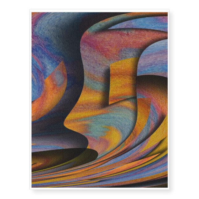 "Wings"   Temporary Tattoo (Front)