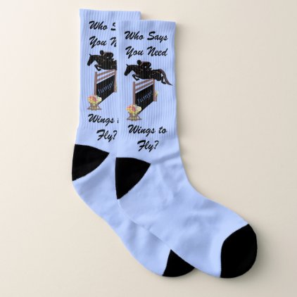 Wings to Fly Horse Socks