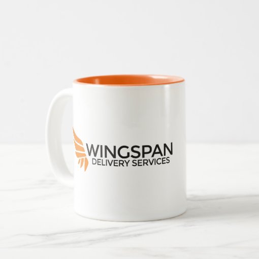 WINGSPAN Delivery Services logo mug Zazzle