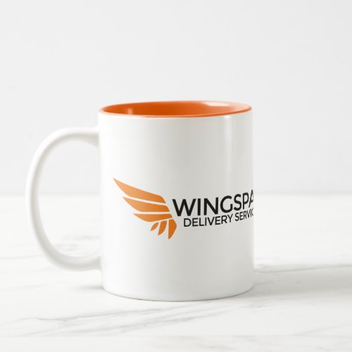 WINGSPAN Delivery Services logo mug
