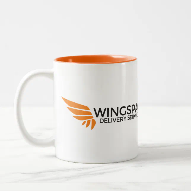 WINGSPAN Delivery Services logo mug Zazzle