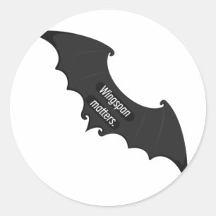 Wingspan S Sticker1 Classic Round Sticker