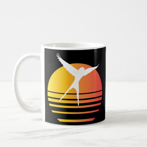 Wingspan Synthwave _ Board Game Inspired Graphic _ Coffee Mug