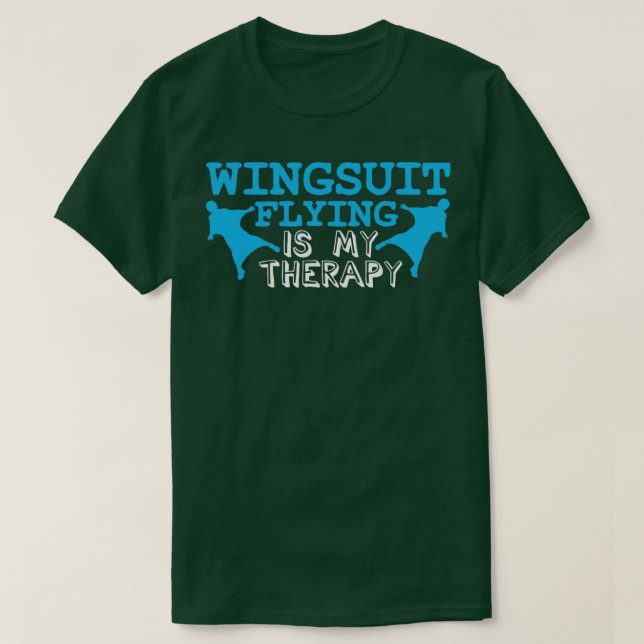 Wingsuiting Joke Wingsuit Basejumping3  T-Shirt (Design Front)