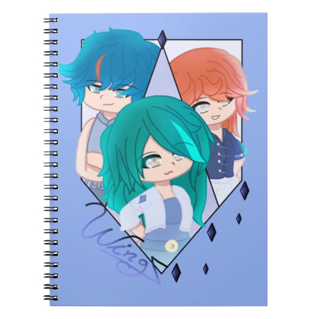 Wingz Warriors Spiral Photo Notebook (Front)