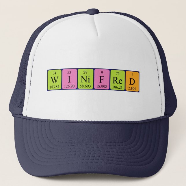 Winifred periodic table name hat (Front)