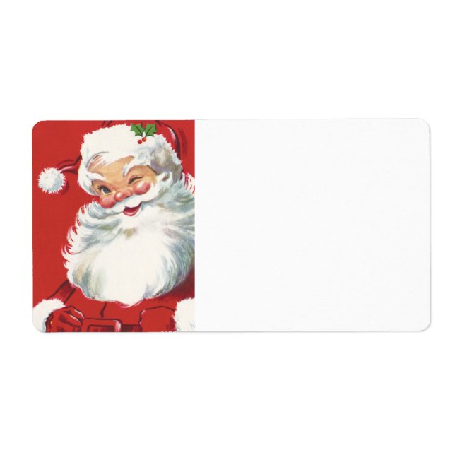 Wink From Santa Label (Front)