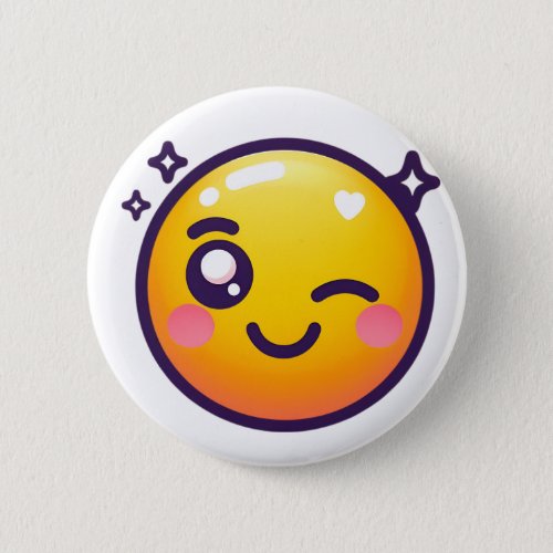 Wink of Joy Emoji Button