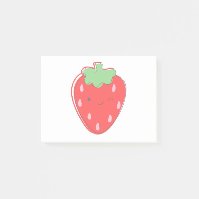 Wink Strawberry Post-it Notes (Front)