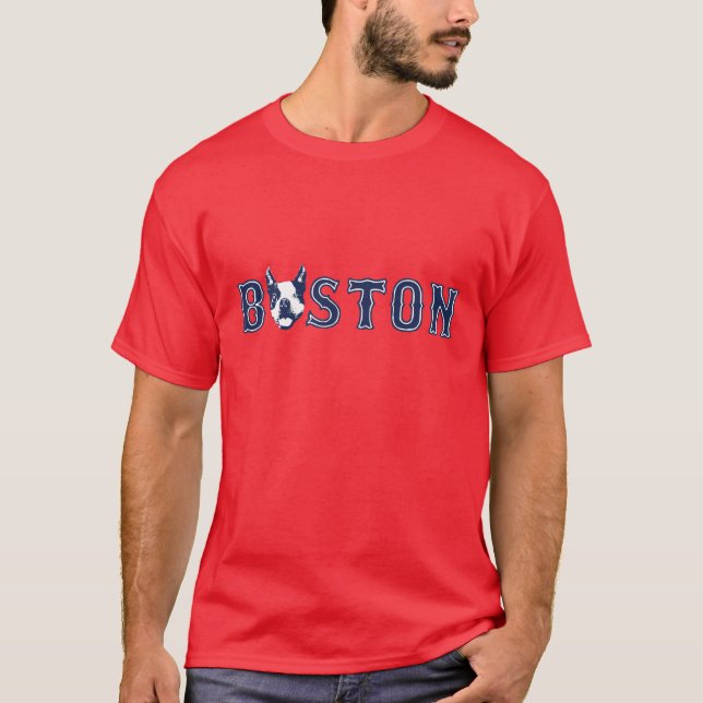 Winking Boston Terrier - Boston T-Shirt (Front)