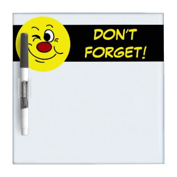 Winking Dry Erase Board by disgruntled_genius at Zazzle