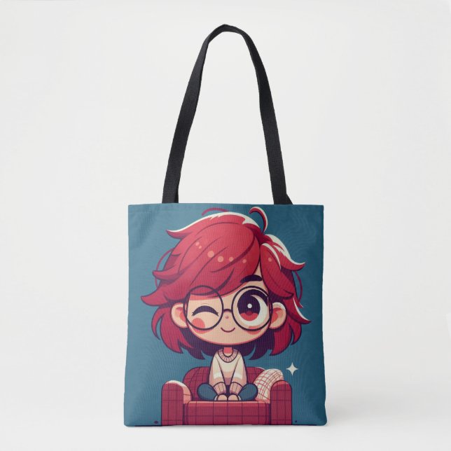 Winking Eye Chic Tote Bag (Front)