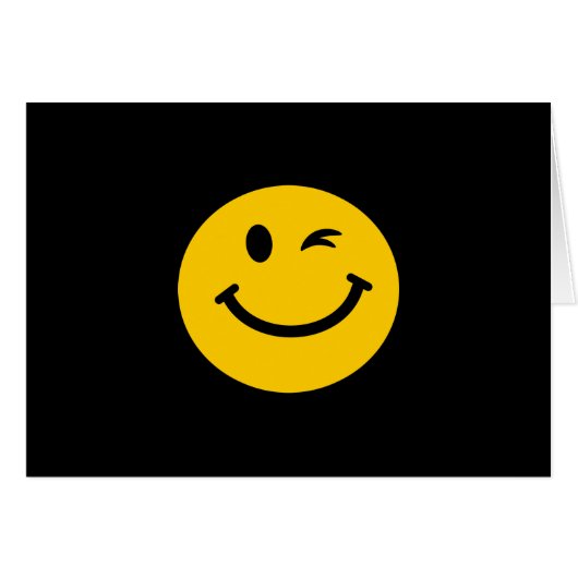 Winking face cards (Front Horizontal)