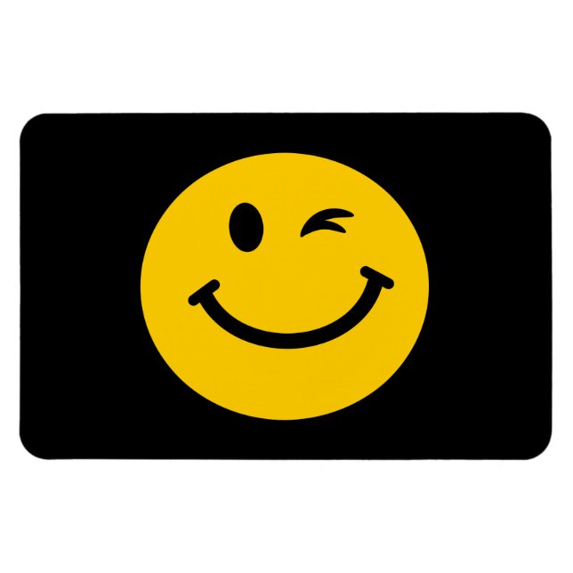 Winking face magnet (Horizontal)