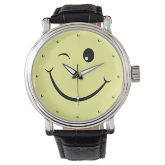 Winking Happy Face Watch