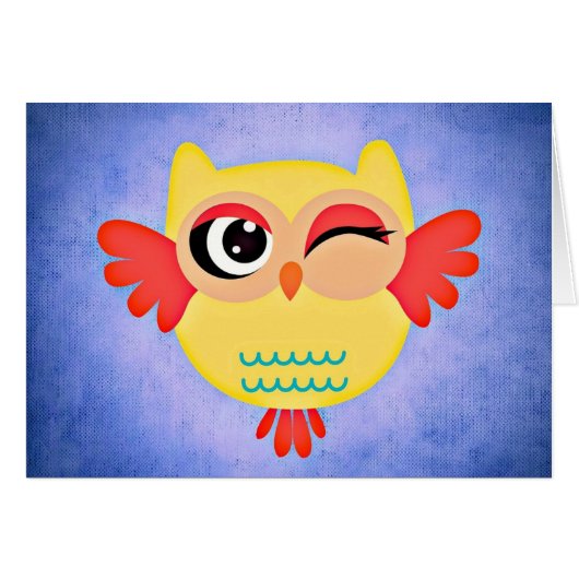 Winking Owl (Front Horizontal)