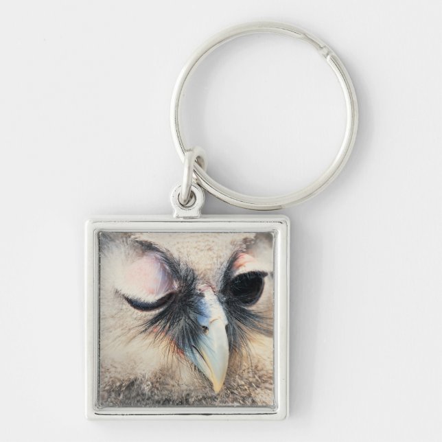 Winking Owl Keychain (Front)