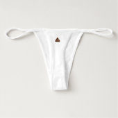 Winking Poop Emoji Thong (Back)