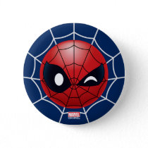 Winking Spider-Man Emoji Button