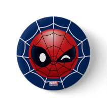 Winking Spider-Man Emoji Button