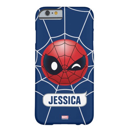 Winking Spider_Man Emoji Barely There iPhone 6 Case