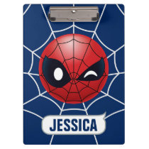 Winking Spider-Man Emoji Clipboard