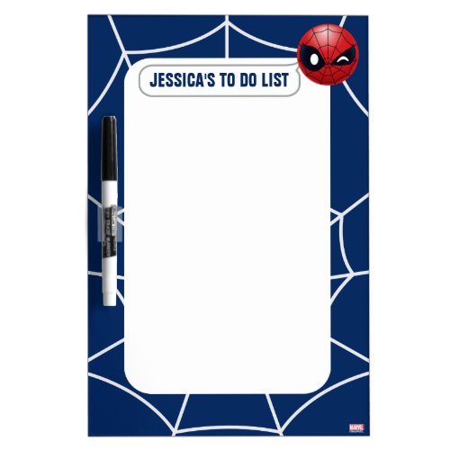 Winking Spider_Man Emoji Dry Erase Board