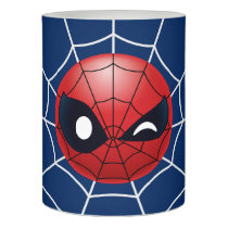 Winking Spider-Man Emoji Flameless Candle