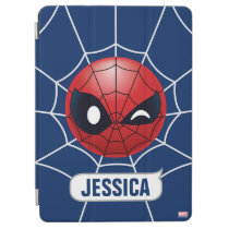 Winking Spider-Man Emoji iPad Air Cover