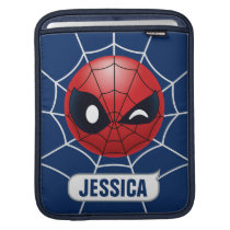 Winking Spider-Man Emoji iPad Sleeve