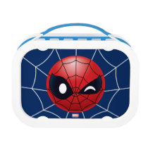 Winking Spider-Man Emoji Lunch Box