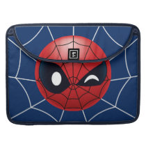 Winking Spider-Man Emoji MacBook Pro Sleeve