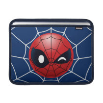 Winking Spider-Man Emoji MacBook Sleeve