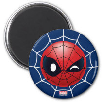 Winking Spider-Man Emoji Magnet