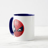 Winking Spider-Man Emoji Mug (Front Left)