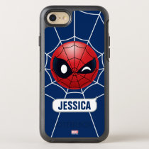 Winking Spider-Man Emoji OtterBox Symmetry iPhone SE/8/7 Case
