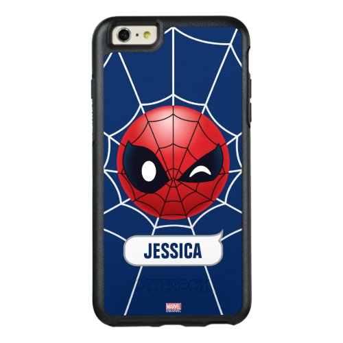 Winking Spider_Man Emoji OtterBox iPhone 66s Plus Case