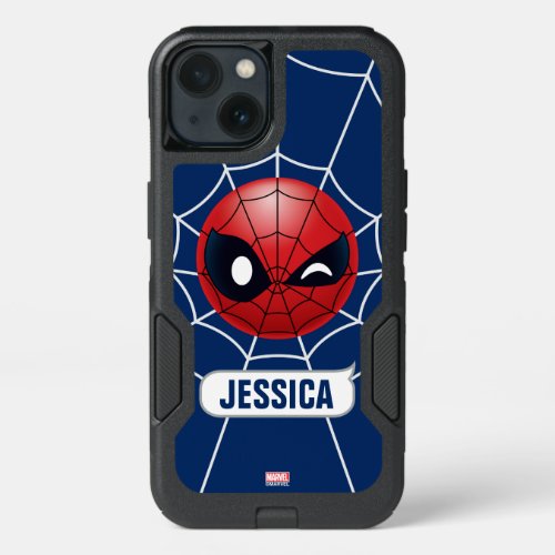 Winking Spider_Man Emoji iPhone 13 Case