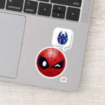 Winking Spider-Man Emoji Sticker