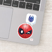 Winking Spider-Man Emoji Sticker