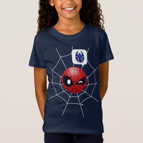 Winking Spider_Man Emoji T_Shirt