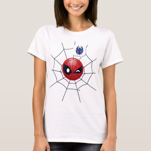 Winking Spider_Man Emoji T_Shirt