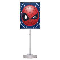 Winking Spider-Man Emoji Table Lamp